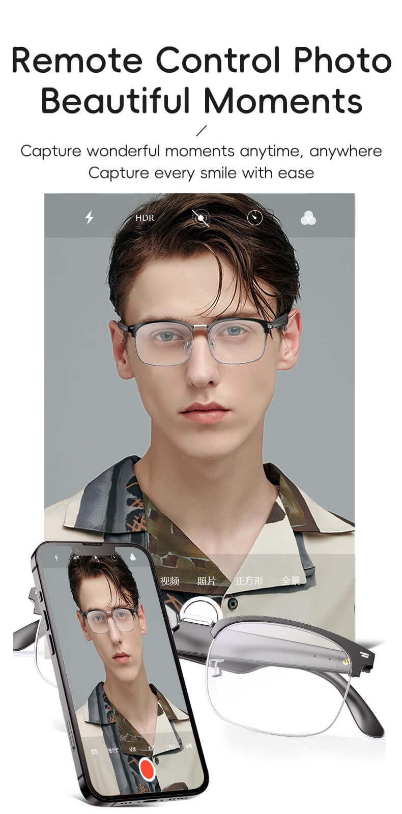 YWT translation glasses - remote control photo