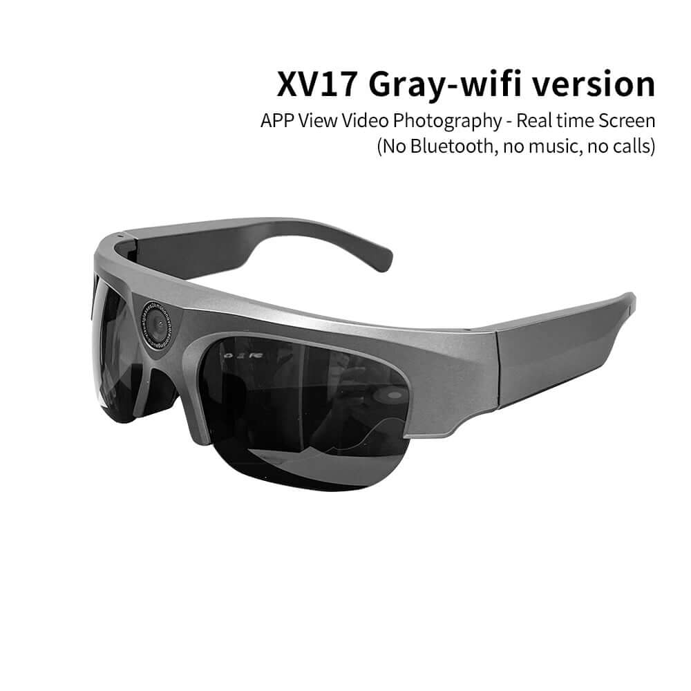 Smart WIFI Glasses - Camera with 2K HD video, 4K HD photo, wireless DV for running, cycling, real-time video recording and broadcasting on mobile app - YWT