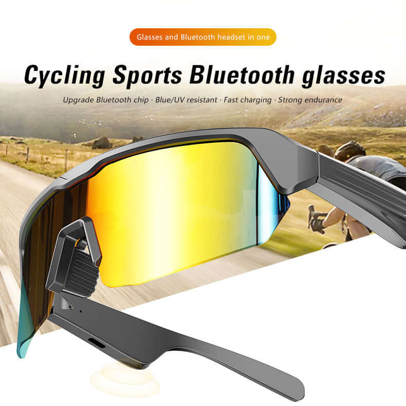 YJ006 sport sunglasses - Upgrade Bluetooth Chip, Blue/UV resistant, Fast Charging, Strong endurance - YWT