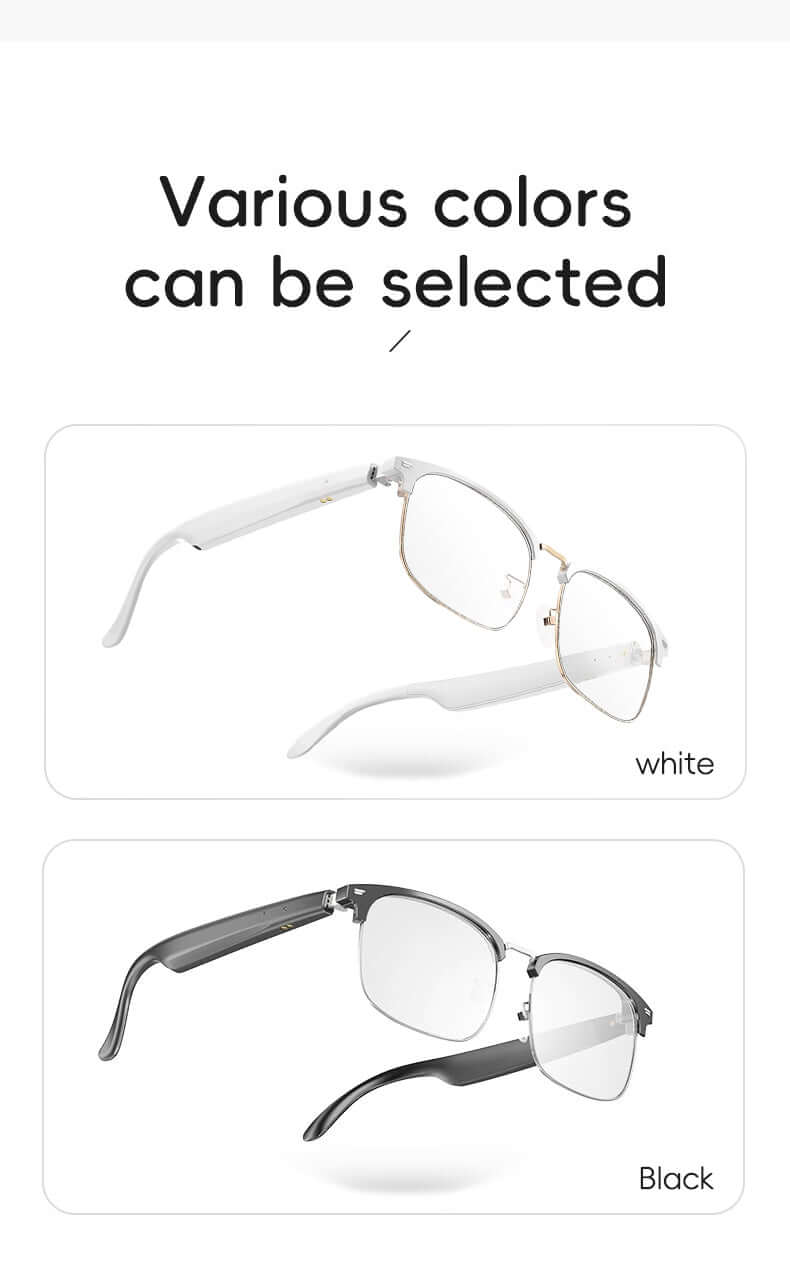 YWT translation glasses - white and black colors can be selected