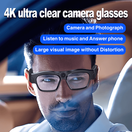 Newly Smart Bluetooth Glasses - Camera with 2K HD video, 4K HD photo, wireless DV for cycling, Hands-Free Calling, Open Ear Music,Voice Assistant - YWT