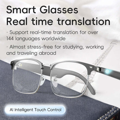 YWT translation glasses - support real-time translation for over 144 languages worldwide