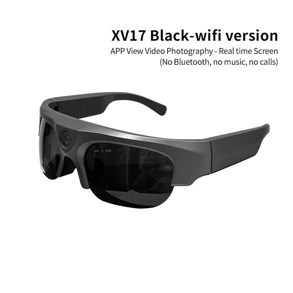 Smart WIFI Glasses - Camera with 2K HD video, 4K HD photo, wireless DV for running, cycling, real-time video recording and broadcasting on mobile app - YWT